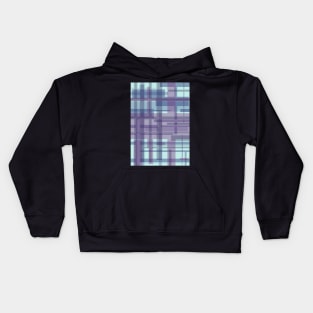 Pastel Blurred Geometric Pattern Kids Hoodie